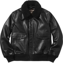 A2 Bomber Aviator Leather Jacket