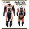 KTM Orange, White And Black Motorcycle Leather Suit 1 KTM Orange, White And Black Motorcycle Leather Suit -Leather Clothing Store 321