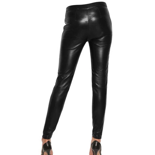 Plain Leather Pants (style #3) 4 Plain Leather Pants (style #3) - Image 2