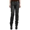 Wide Calves Leather Pants (style #20) -Leather Clothing Store 386