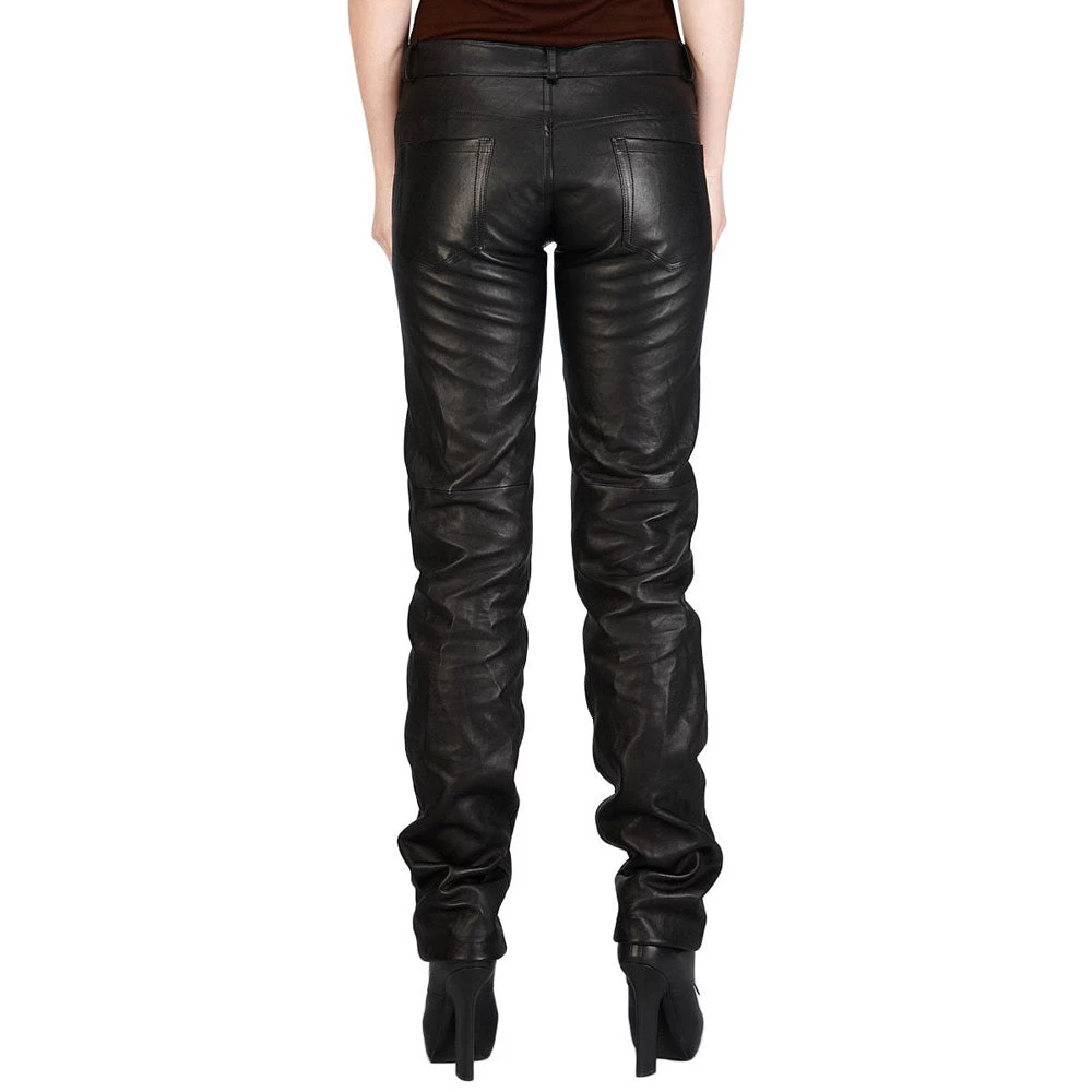 Wide Calves Leather Pants (style #20) 4 Wide Calves Leather Pants (style #20) - Image 2