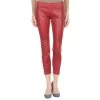 Red Yoga Leather Pants (style #22) 1 Red Yoga Leather Pants (style #22) -Leather Clothing Store 406
