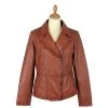Women’s Alden Sandwash Leather Jacket 1 Women’s Alden Sandwash Leather Jacket -Leather Clothing Store 418