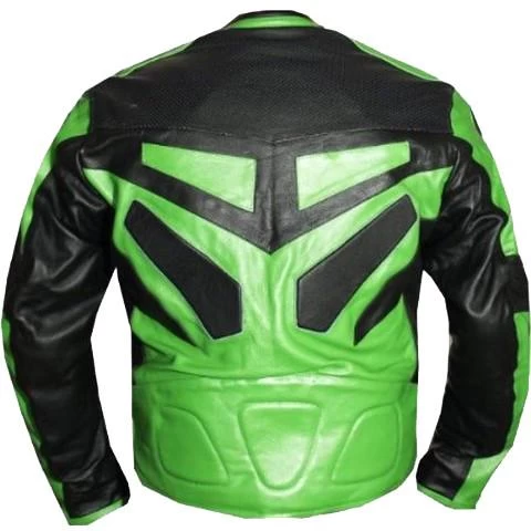 Green Motorcycle Jacket With Armor Protection 4 Green Motorcycle Jacket With Armor Protection - Image 2