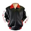 Canadian Flag Inspired Bomber Style Jacket 1 Canadian Flag Inspired Bomber Style Jacket -Leather Clothing Store 482