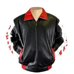 Canadian Flag Inspired Bomber Style Jacket