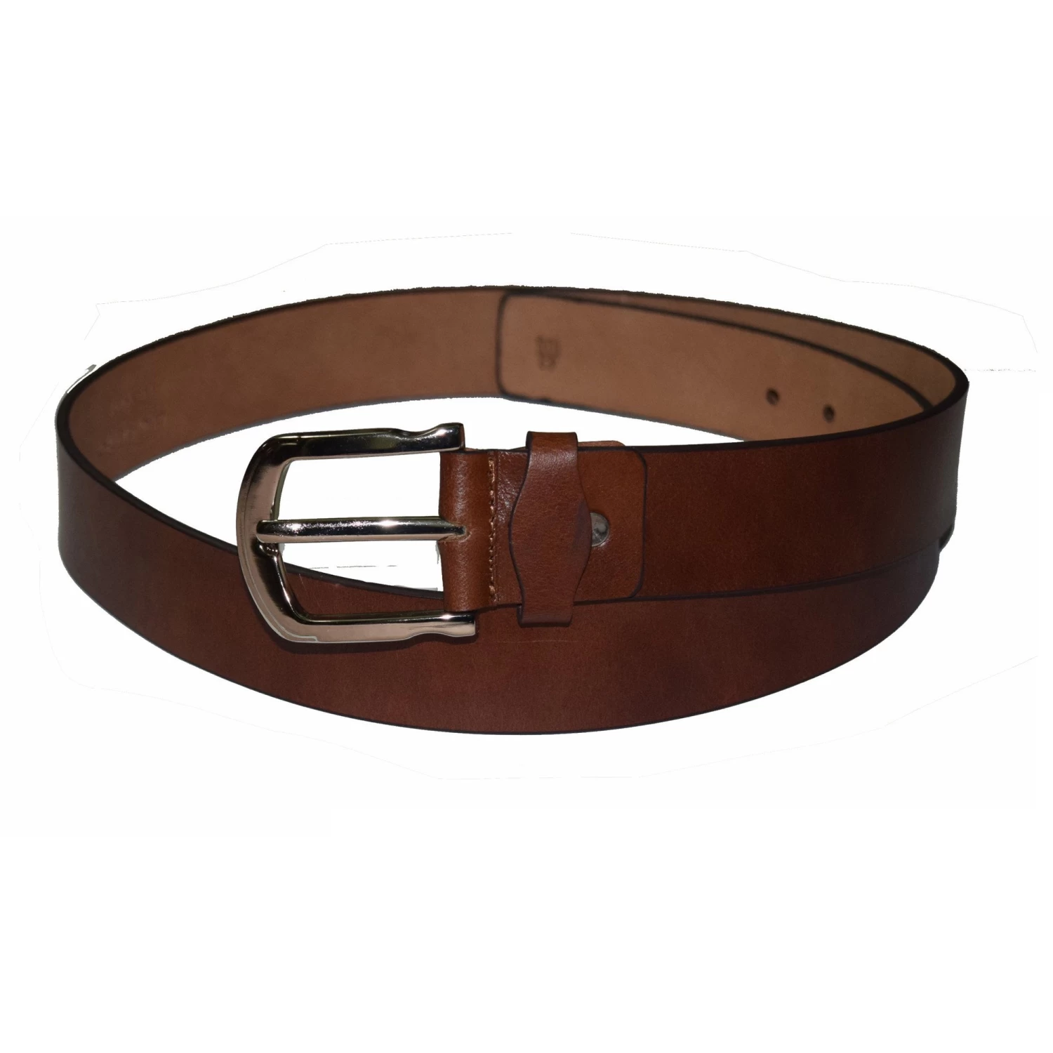 Casual Brown Wide Leather Belt 4 Casual Brown Wide Leather Belt - Image 2