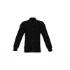 Black Varsity Letterman Jacket With Black Sleeves 1 Black Varsity Letterman Jacket With Black Sleeves -Leather Clothing Store 498