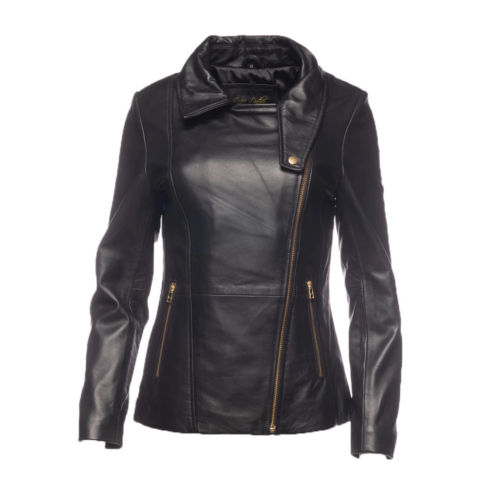 Hailey Biker Jacket With Double Lapels 4 Hailey Biker Jacket With Double Lapels - Image 2