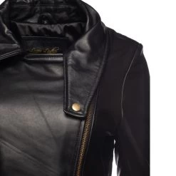 Hailey Biker Jacket With Double Lapels 15 Hailey Biker Jacket With Double Lapels -Leather Clothing Store 5 3