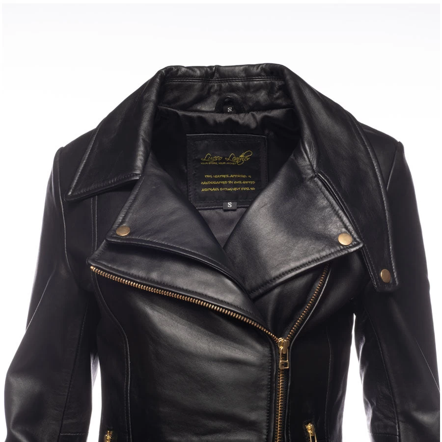 Hailey Biker Jacket With Double Lapels 9 Hailey Biker Jacket With Double Lapels - Image 7