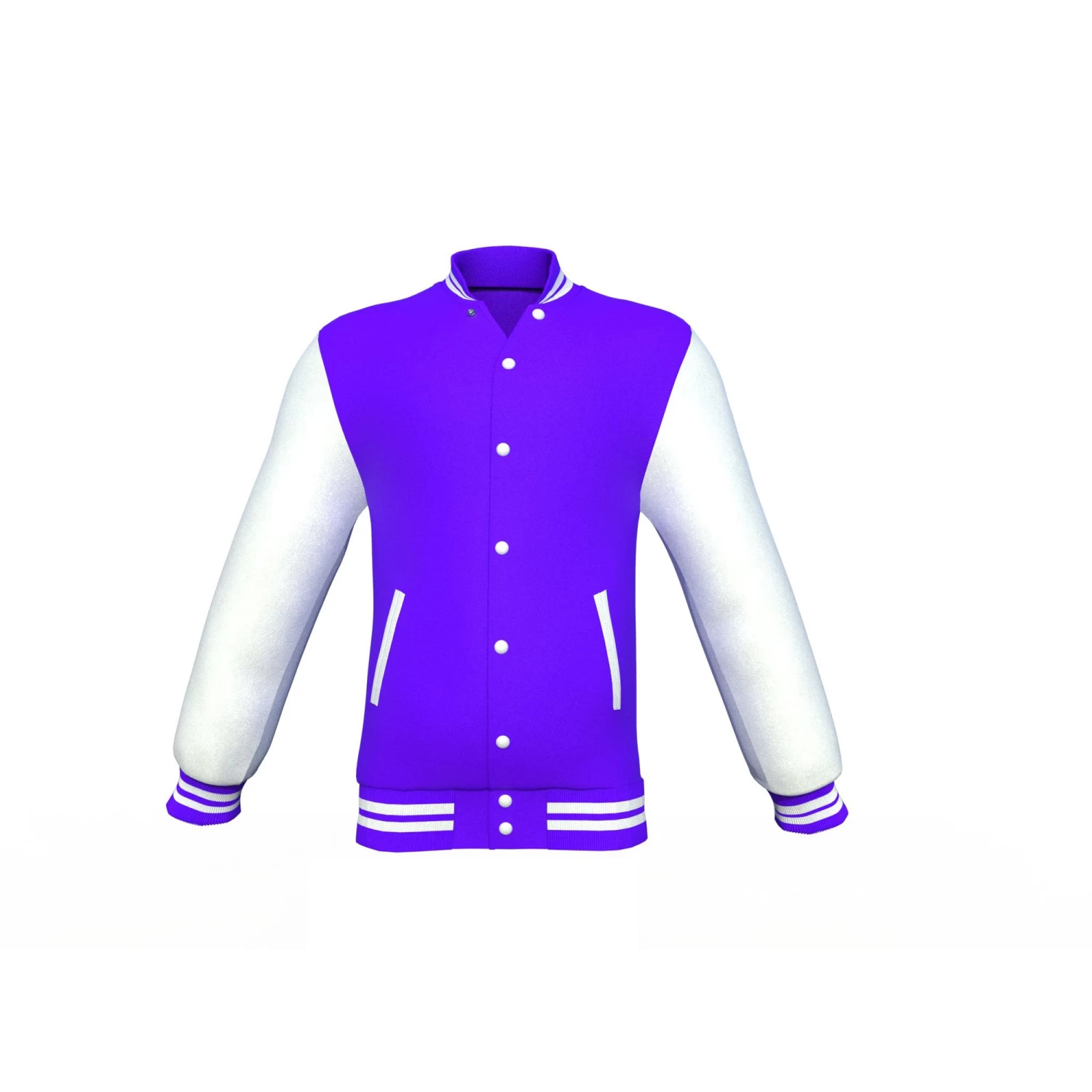 Purple Varsity Letterman Jacket With White Sleeves 3 Purple Varsity Letterman Jacket With White Sleeves