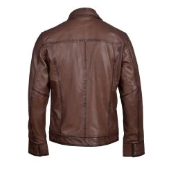 Thatchers Premium Hand Waxed Brown Leather Jacket 10 Thatchers Premium Hand Waxed Brown Leather Jacket -Leather Clothing Store 592