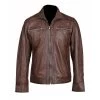 Thatchers Premium Hand Waxed Brown Leather Jacket 2 Thatchers Premium Hand Waxed Brown Leather Jacket -Leather Clothing Store 593