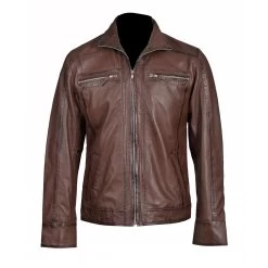 Thatchers Premium Hand Waxed Brown Leather Jacket
