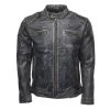 Grayson Stone Wash Cafe Racer Jacket