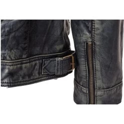 Grayson Stone Wash Cafe Racer Jacket 17 Grayson Stone Wash Cafe Racer Jacket -Leather Clothing Store 7 9