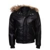 Castillos Bomber Winter Leather Jacket With Real Fox Fur Hoodie -Leather Clothing Store 701 4a55dee7 db3b 4075 8f3a 748a7851fcf5