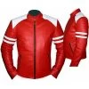 Red Racer Jacket With Armor Protection 2 Red Racer Jacket With Armor Protection -Leather Clothing Store 761