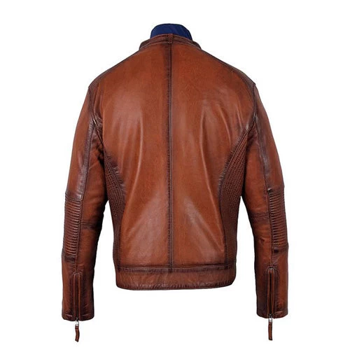 Men's Ruda Burnished Leather Jacket 3 Men's Ruda Burnished Leather Jacket - Image 2