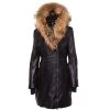Ulva Fur Trimmed Women's Parka Coat With Real Fox Fur Hoodie 1 Ulva Fur Trimmed Women's Parka Coat With Real Fox Fur Hoodie -Leather Clothing Store 927