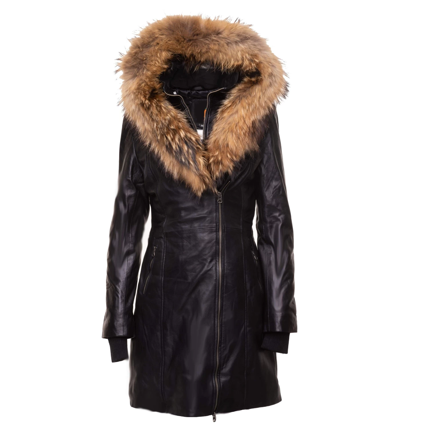 Ulva Fur Trimmed Women's Parka Coat With Real Fox Fur Hoodie 4 Ulva Fur Trimmed Women's Parka Coat With Real Fox Fur Hoodie - Image 2