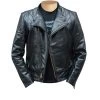 Brandford's Biker Style Leather Jacket With Quilted Stitching Details 1 Brandford's Biker Style Leather Jacket With Quilted Stitching Details -Leather Clothing Store 957