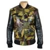 Bomber Camouflage Military Print Leather Jacket With Back Sleeves 1 Bomber Camouflage Military Print Leather Jacket With Back Sleeves -Leather Clothing Store BomberCamouflageMilitaryprintleatherjacketwithBacksleeves 1