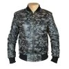 Bomber Grey Camouflage Military Print Leather Jacket 2 Bomber Grey Camouflage Military Print Leather Jacket -Leather Clothing Store BomberGreyCamouflageMilitaryprintleatherjacket