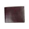 Burgundy Bi-fold Horsehide Leather Wallet 1 Burgundy Bi-fold Horsehide Leather Wallet -Leather Clothing Store Br5