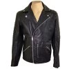 Bubble Textured Biker Style Leather Jacket -Leather Clothing Store BubbleTexturedBikerstyleLeatherJacket 1