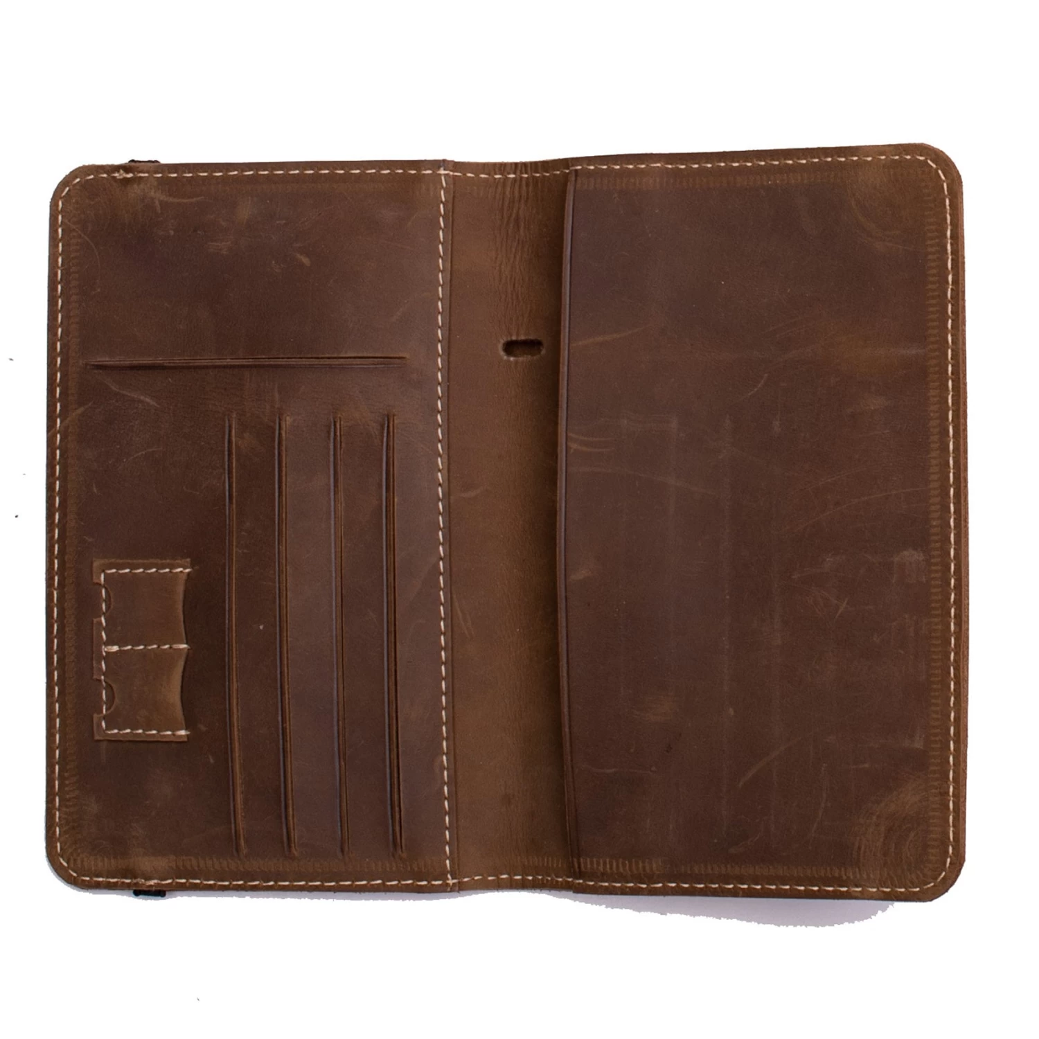 Canadian Brown Leather Passport Cover And Travel Wallet 4 Canadian Brown Leather Passport Cover And Travel Wallet - Image 2