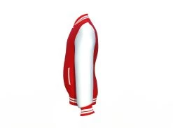 Red Varsity Letterman Jacket With White Sleeves 24 Red Varsity Letterman Jacket With White Sleeves -Leather Clothing Store Collar 1 90090931 71b4 4fdc b4bb 566a91626d00