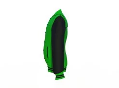 Light Green Varsity Letterman Jacket With Black Sleeves 26 Light Green Varsity Letterman Jacket With Black Sleeves -Leather Clothing Store Collar 3 b01d3868 9ef0 43fe 8c18 ccbfcb5fb43d