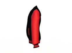 Black Varsity Letterman Jacket With Red Sleeves -Leather Clothing Store Collar 3 c2d1f580 094c 4834 acc9 af42ce3b22ae
