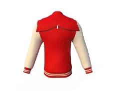 Red Varsity Letterman Jacket With Cream Sleeves -Leather Clothing Store Collar 3 d9ba8b9a 3264 4670 a7dc 94e8e90d36d0