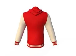 Red Varsity Letterman Jacket With Cream Sleeves -Leather Clothing Store Collar 4 a558d065 2a10 47e0 8f82 5bbb071aa0d3