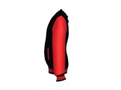 Black Varsity Letterman Jacket With Red Sleeves -Leather Clothing Store Collar 4 ab8e7e28 90d8 4197 a3cc baa61a78a2e5
