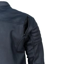 Alexander Matte Leather Cafe Racer Motorcycle Jacket -Leather Clothing Store D1170629ok