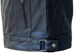 Black Cafe Racer Premium Leather Armored Motorcycle Jacket 20 Black Cafe Racer Premium Leather Armored Motorcycle Jacket -Leather Clothing Store DSC04280