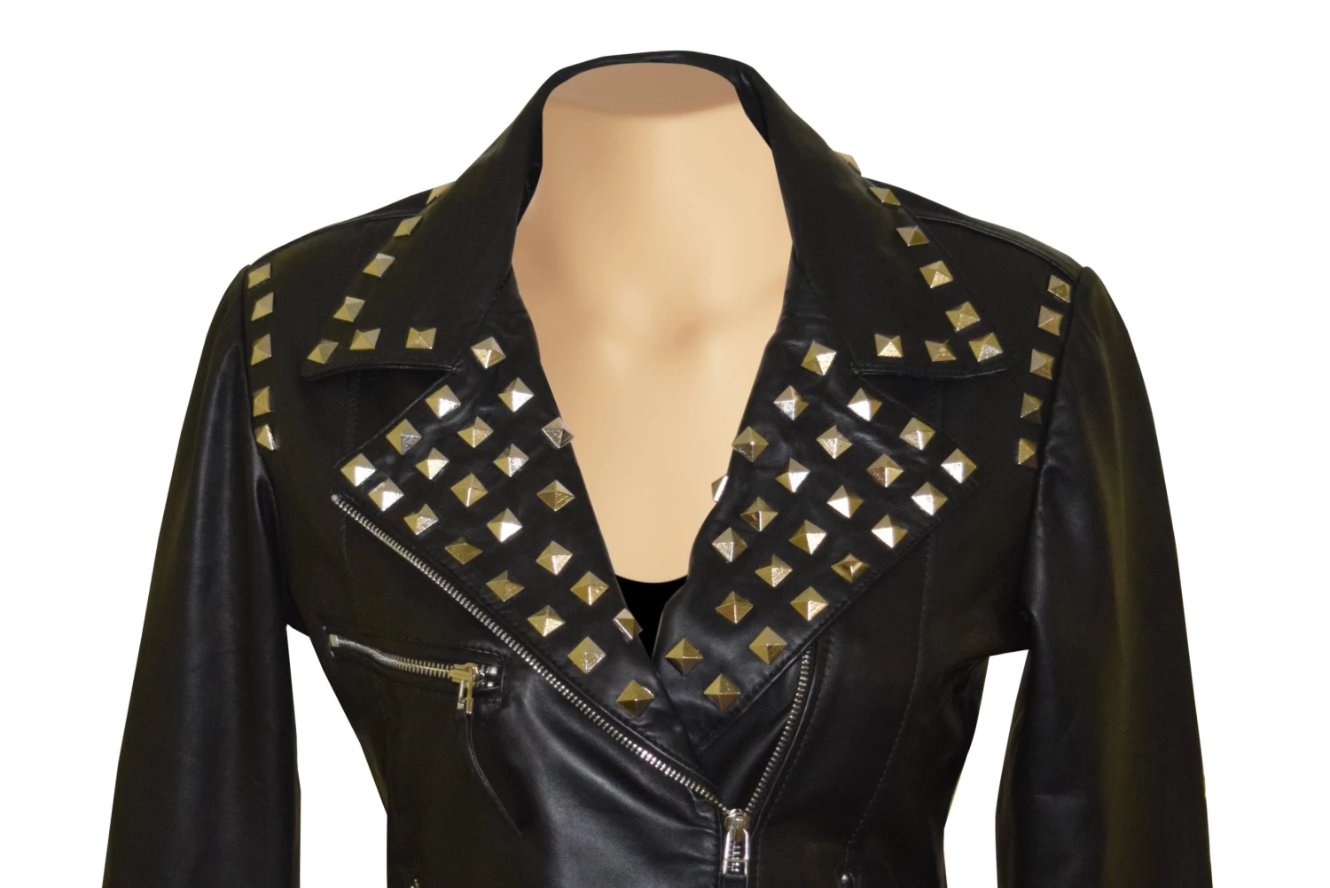 Aliesha’s Biker Style Jacket With Studs 5 Aliesha’s Biker Style Jacket With Studs - Image 3