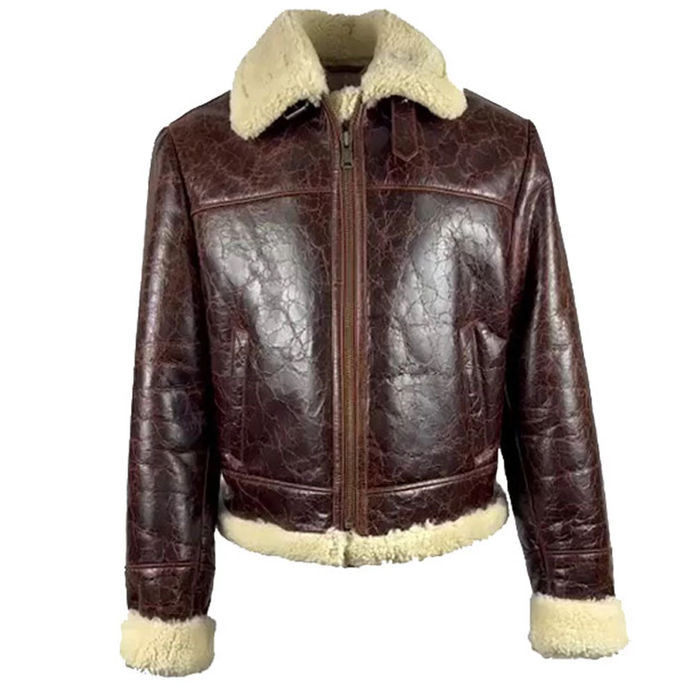 Wayne Nash Brown Vintage Oxblood B3 Bomber Jacket 3 Wayne Nash Brown Vintage Oxblood B3 Bomber Jacket