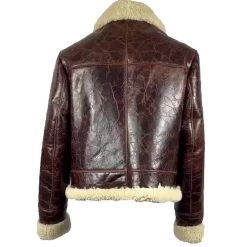 Wayne Nash Brown Vintage Oxblood B3 Bomber Jacket 12 Wayne Nash Brown Vintage Oxblood B3 Bomber Jacket -Leather Clothing Store DarkBrownShirtStyleShearling 3