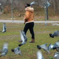 Rocco Vintage Cognac Aviator Bomber Shearling Jacket With Fox Trim Hoodie 20 Rocco Vintage Cognac Aviator Bomber Shearling Jacket With Fox Trim Hoodie -Leather Clothing Store FashionDec19 129