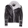 Harry's Sherpa Leather Jacket With Double Collar 2 Harry's Sherpa Leather Jacket With Double Collar -Leather Clothing Store Harry sSherpaLeatherjacketwithdoublecollar