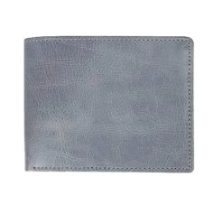 Grey Leather Wallet