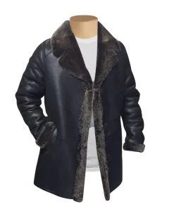 Hal Park's Black Traditional Shearling Sheepskin Coat -Leather Clothing Store IMG 20210623 WA0029