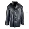 Alex's Black Shearling Driving Coat -Leather Clothing Store Jaxon sblackPremiumShearlingJacket
