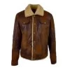 Kevin's Vintage Trucker Style Shearling Jacket 2 Kevin's Vintage Trucker Style Shearling Jacket -Leather Clothing Store Kevin svintagestyleShearlingjacket