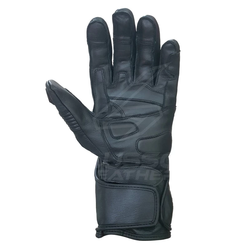 Gauntlet Motorcycle Racing Gloves With Stretch Leather 4 Gauntlet Motorcycle Racing Gloves With Stretch Leather - Image 2